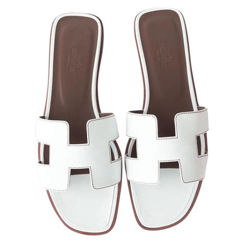 hermes oran sandal white|oran sandals true to size.